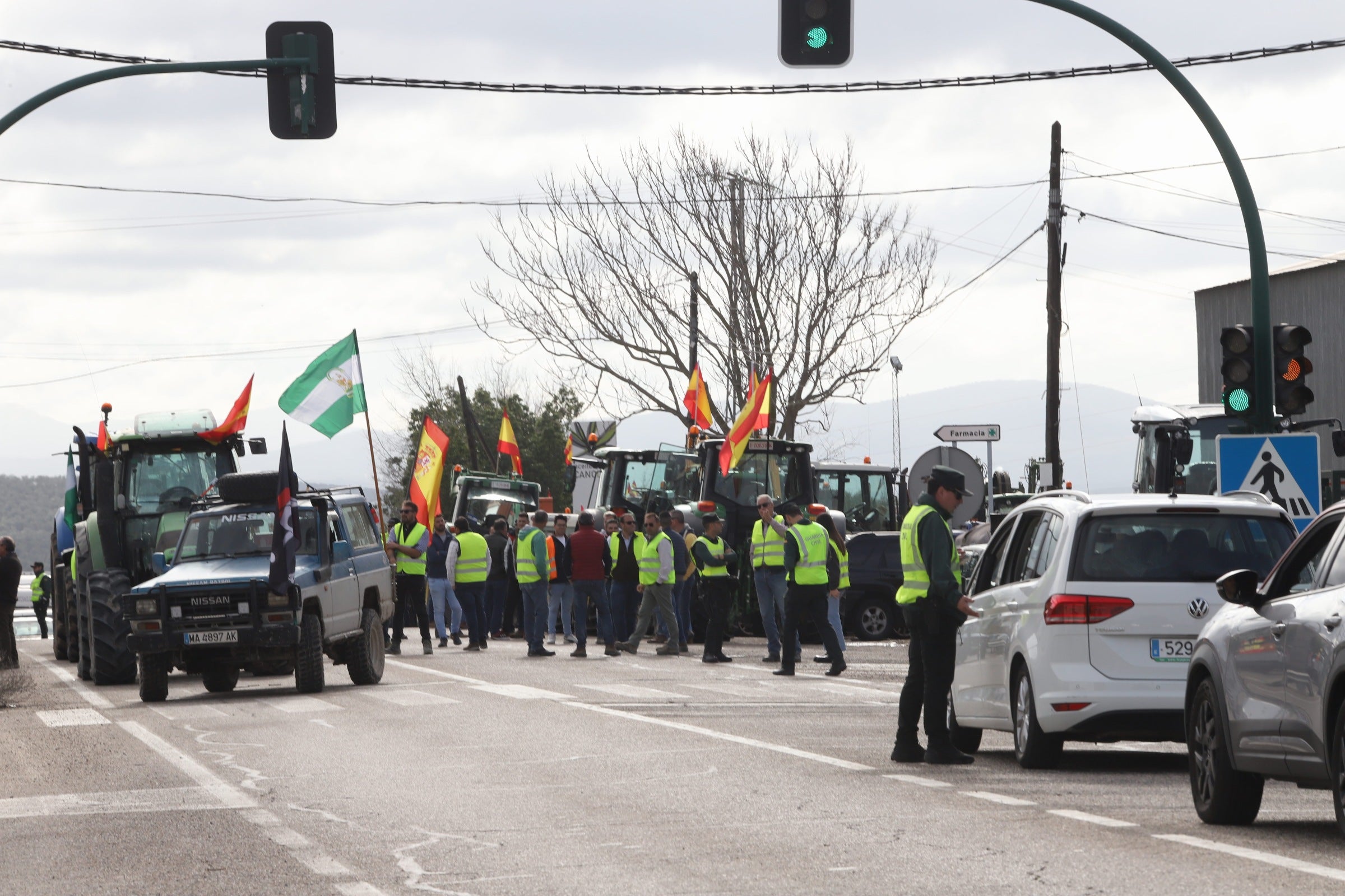 Fotos: las tractoradas colapsan varias carreteras de Córdoba