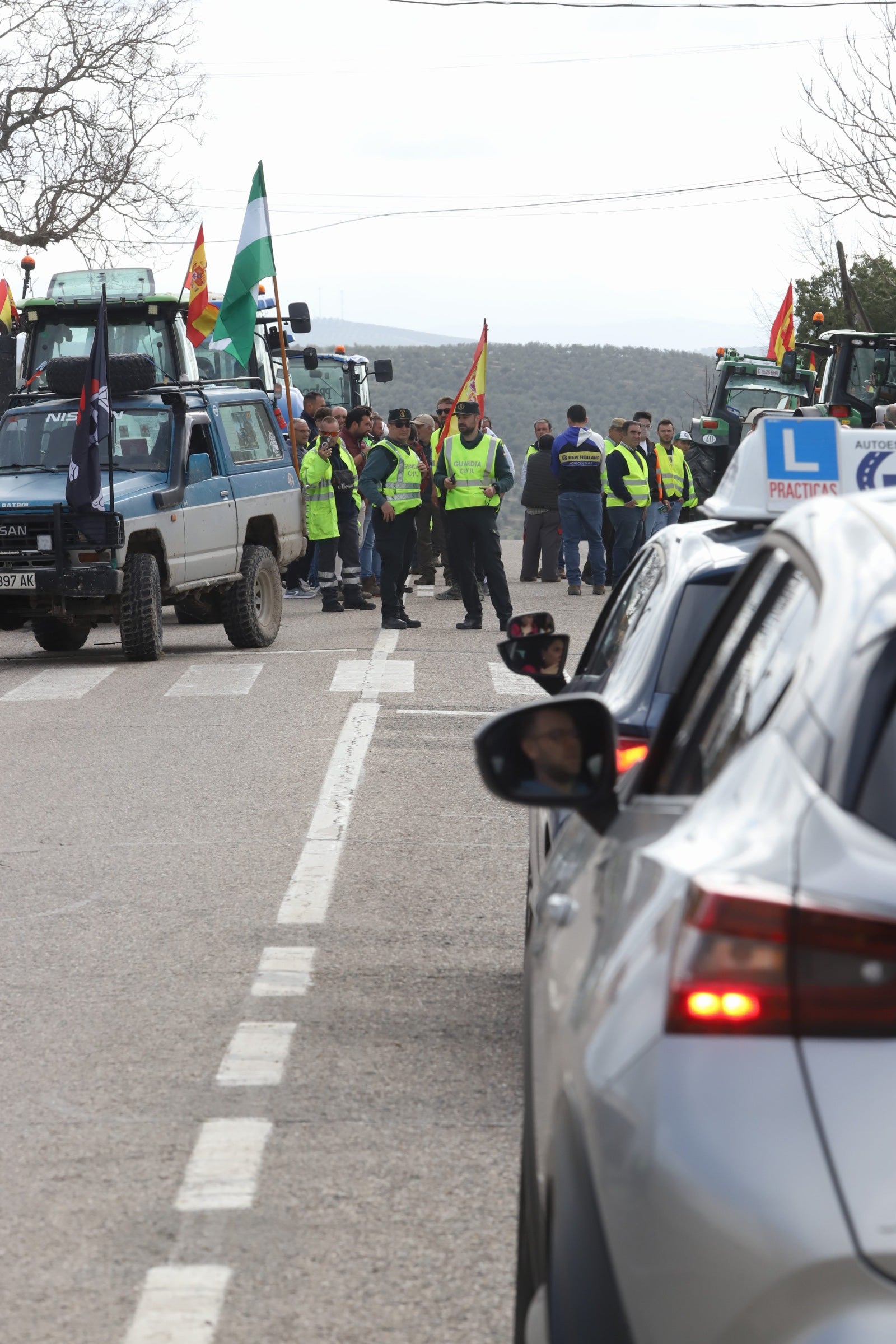 Fotos: las tractoradas colapsan varias carreteras de Córdoba