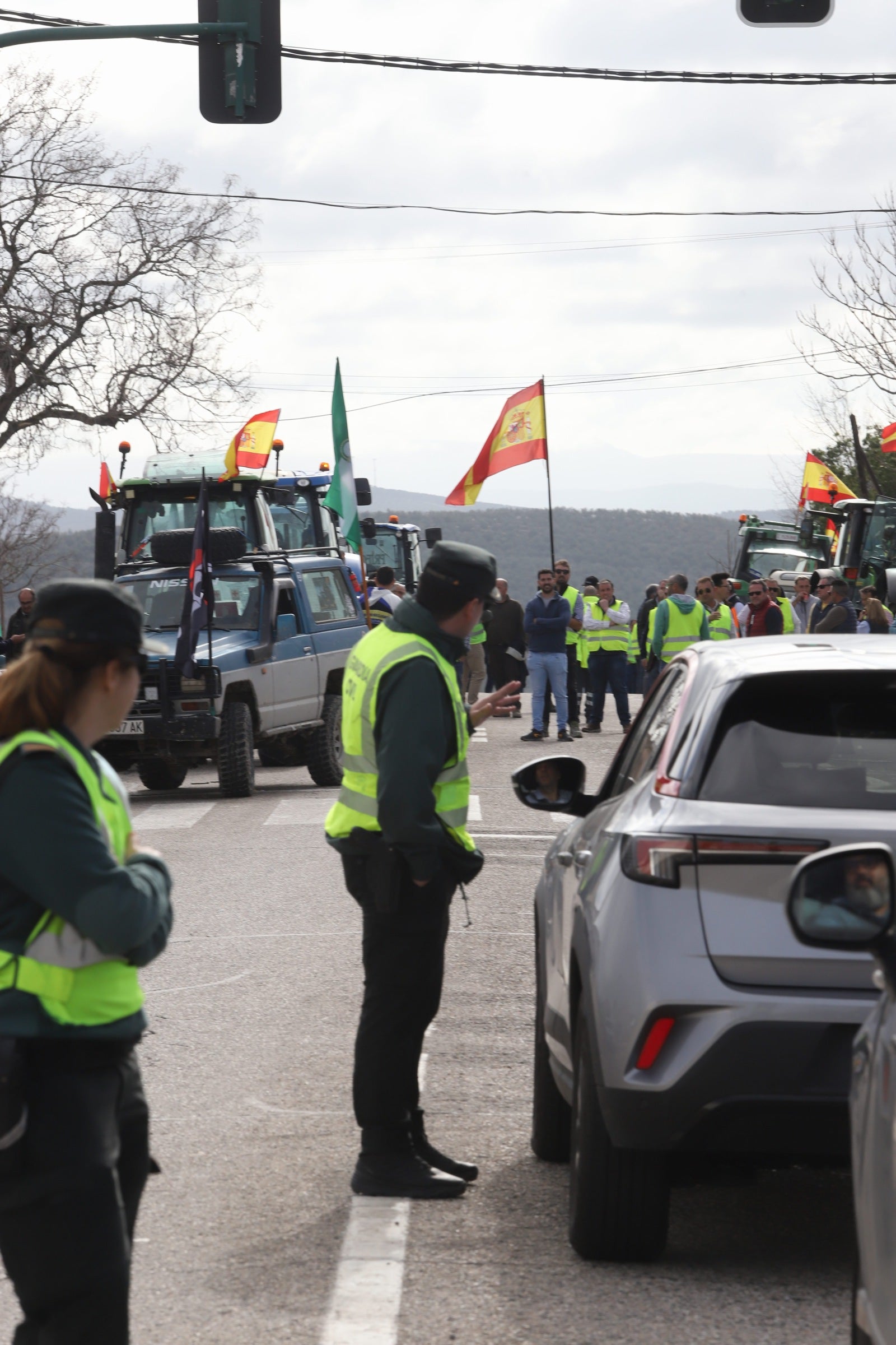Fotos: las tractoradas colapsan varias carreteras de Córdoba