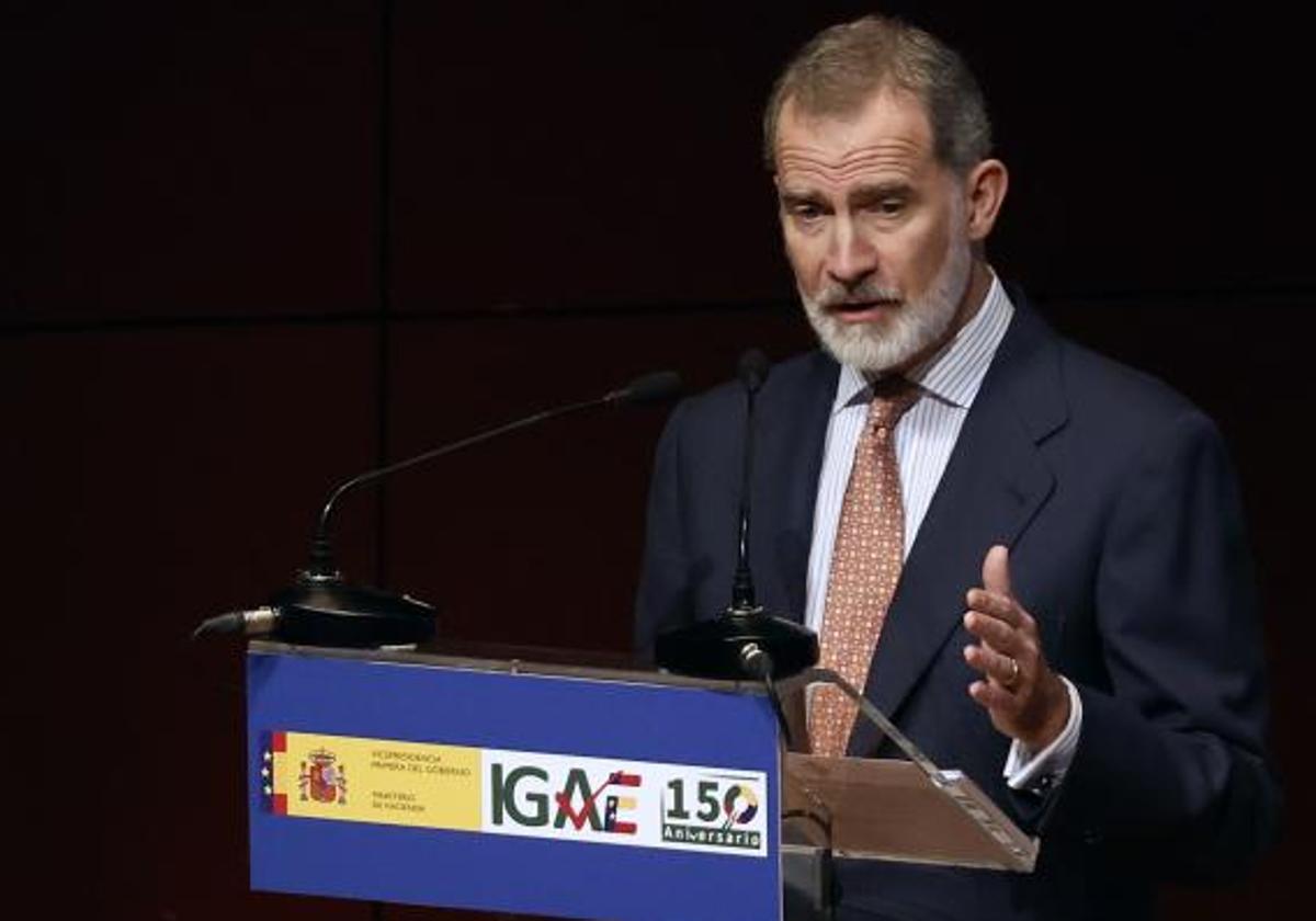 El Rey Felipe VI preside el acto de celebración del 150 aniversario de la Intervención General de la Administración General del Estado