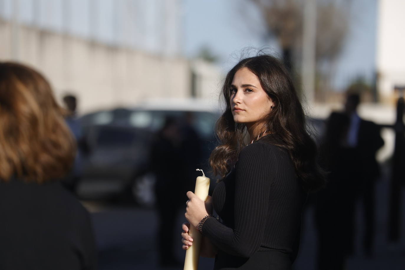 Fotos: El Cristo de la Piedad sale hacia la Catedral para el Vía Crucis de las cofradías de Córdoba