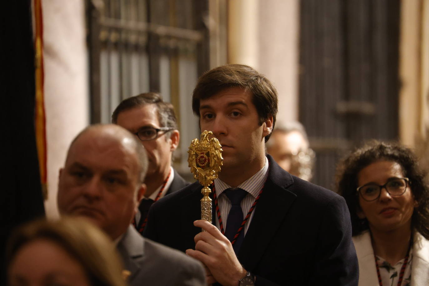 Fotos: El sobrecogedor Vía Crucis de las hermandades en torno al Cristo de la Piedad de Córdoba