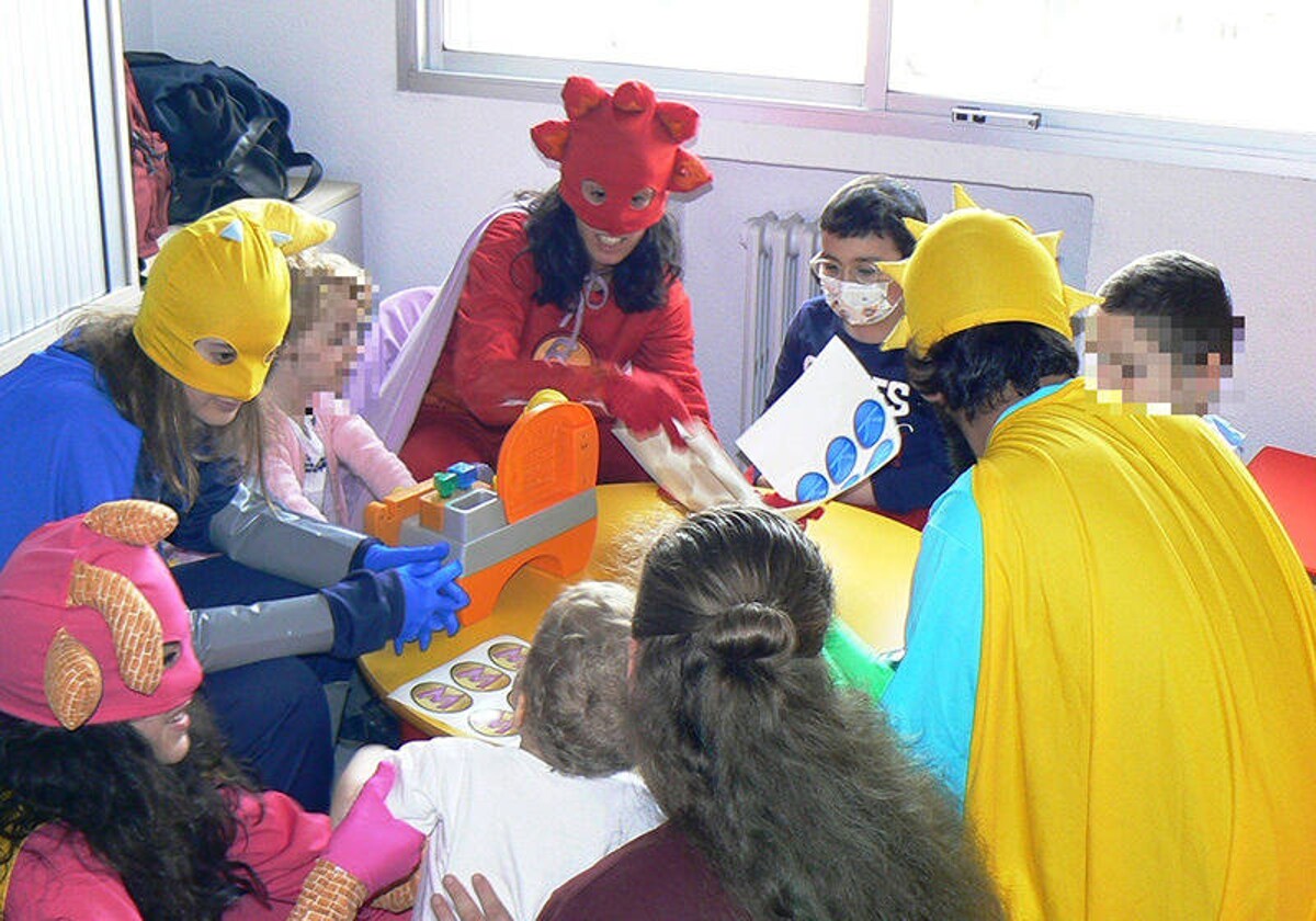 Una de las actividades de la Asociación de Padres, familiares y amigos de Niños Oncológicos de Castilla y León, Pyfano