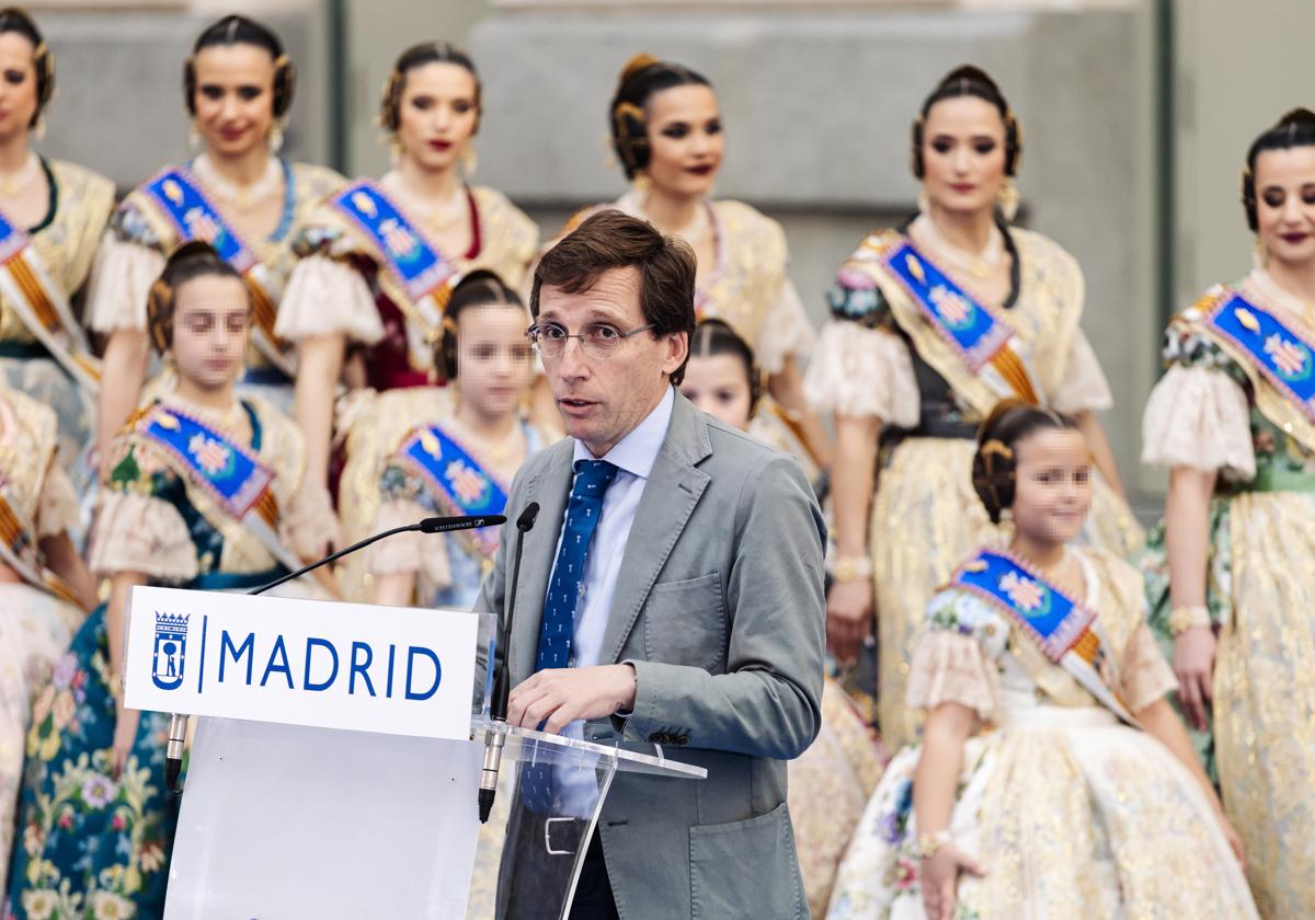 Martínez-Almeida durante la presentación de la mascletá