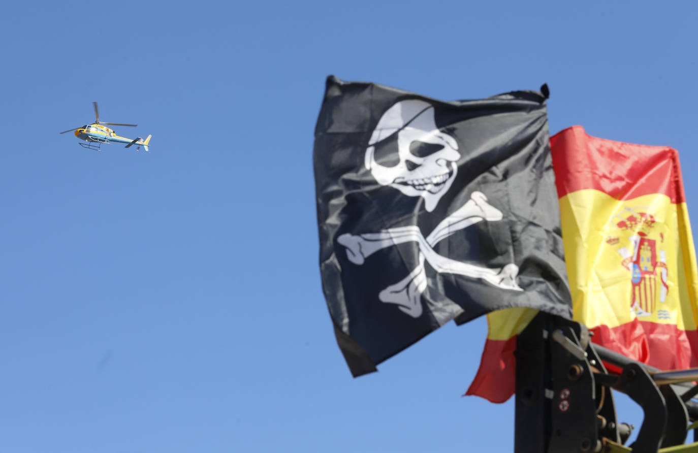 Fotos: la tensa protesta de los agricultores de Córdoba
