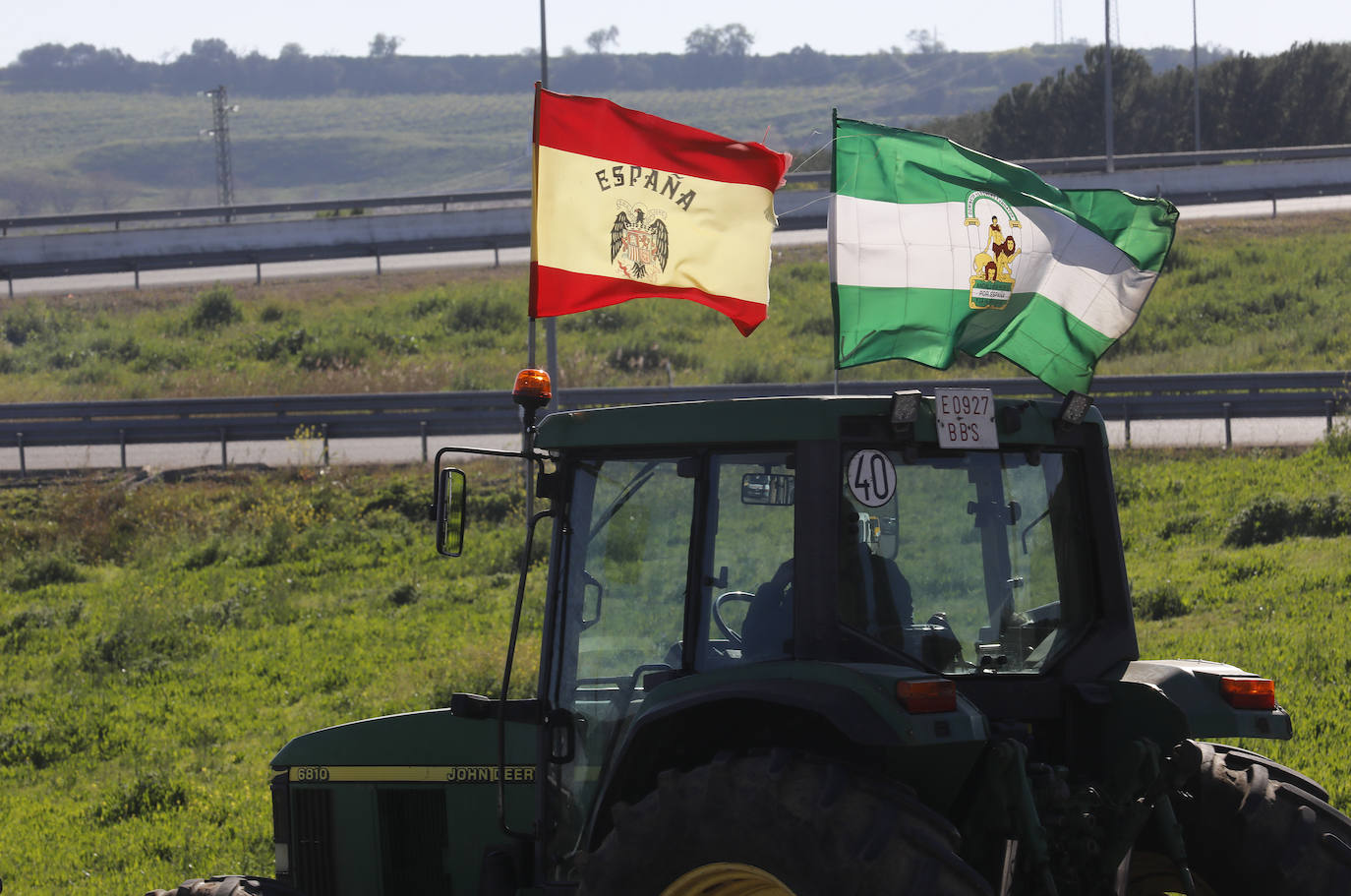 Fotos: la tensa protesta de los agricultores de Córdoba