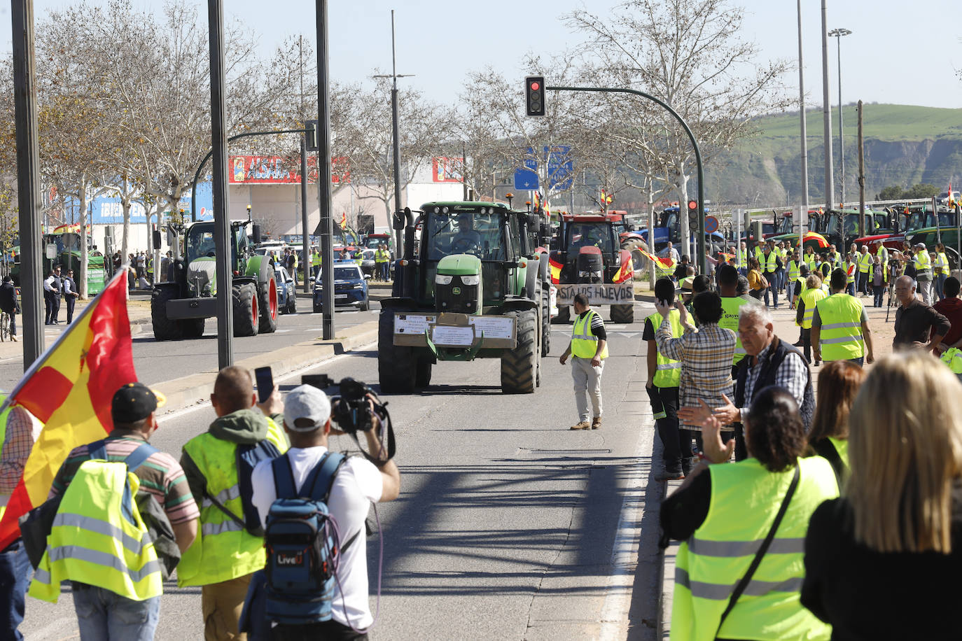 Fotos: la tensa protesta de los agricultores de Córdoba