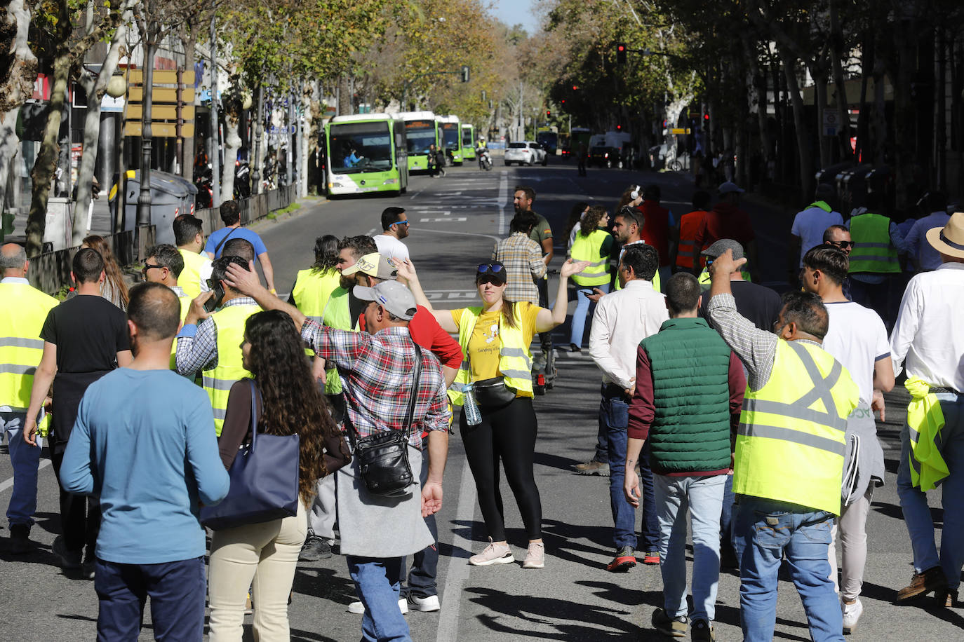 Fotos: la tensa protesta de los agricultores de Córdoba