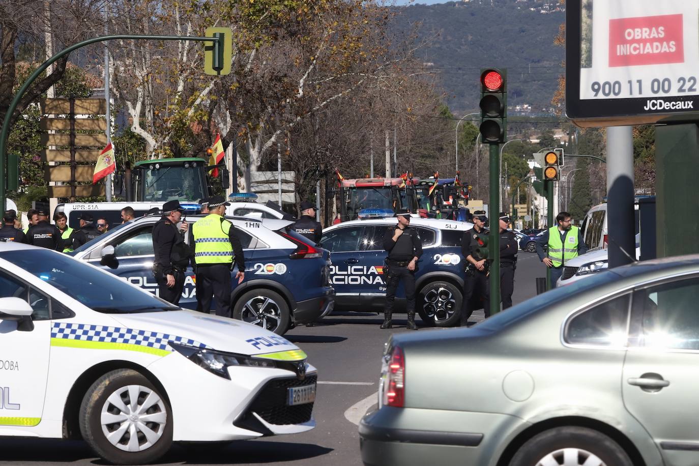 Fotos: la tensa protesta de los agricultores de Córdoba