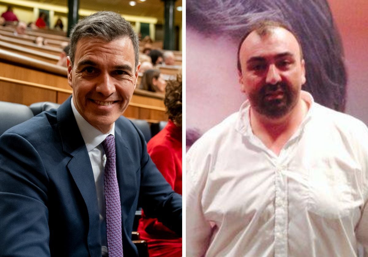 Montaje de Pedro Sánchez y Koldo García