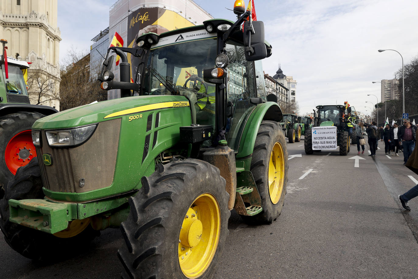 Tractores en las calles de Madrid