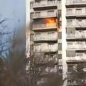 Así empezó el incendio: se originó en el séptimo piso y se extendió