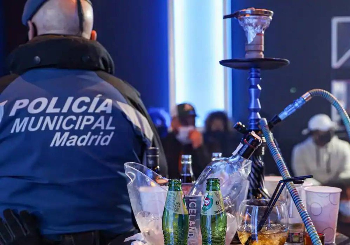 La Policía Municipal, en una inspección a un local de ocio de Madrid