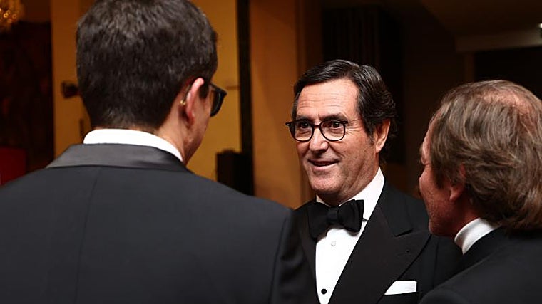 El presidente de la CEOE, Antonio Garamendi, en la entrega de premios de la Fundación Zaballos