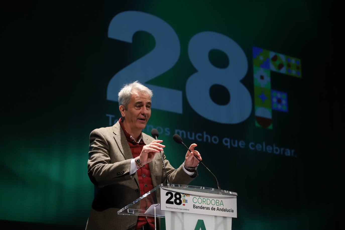 Fotos: la solemne entrega de las banderas de Andalucía en Córdoba