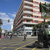 La tractorada toma las calles de Tenerife por una «causa justa»