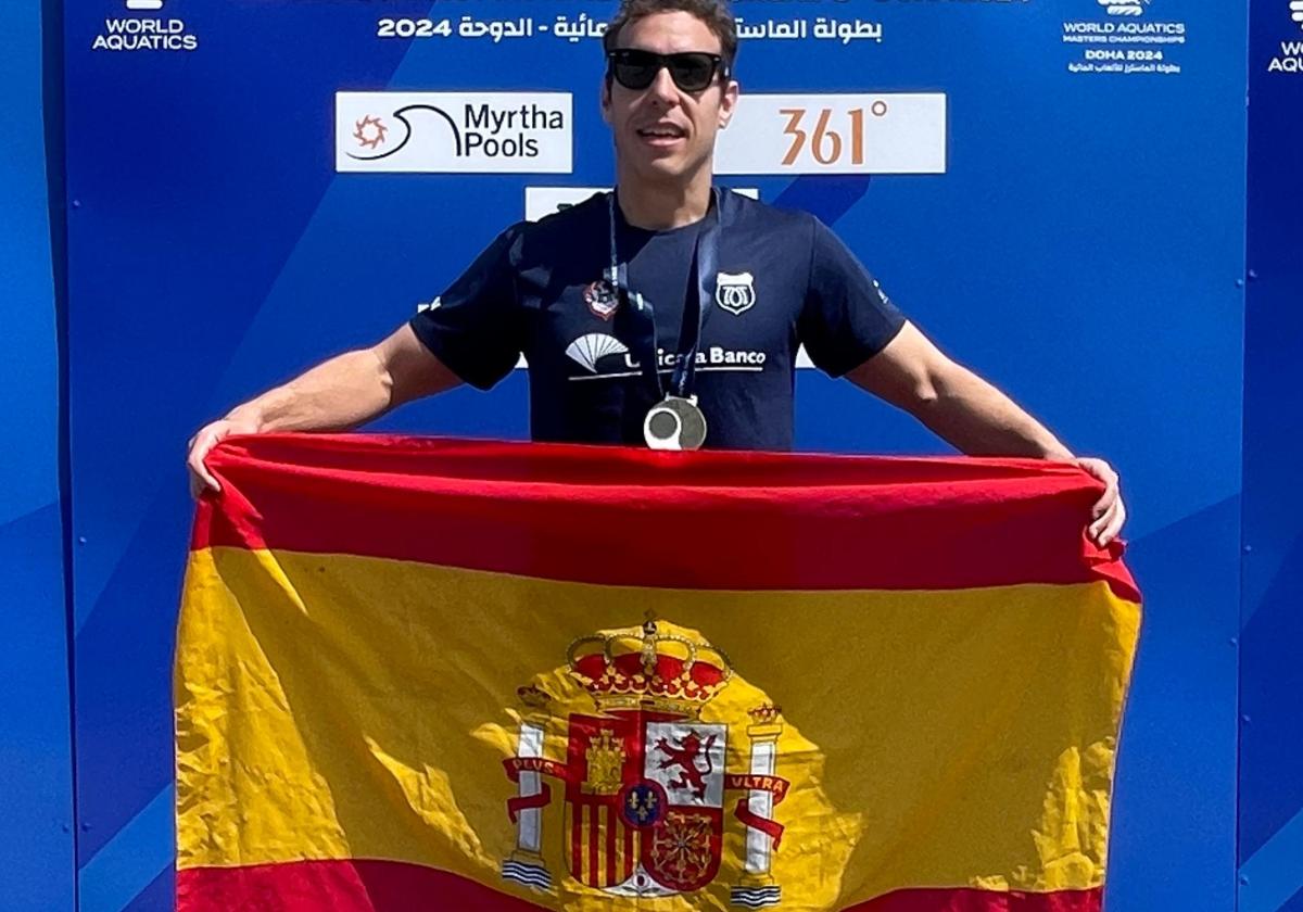 Jaime Marqués recibe su medalla de oro