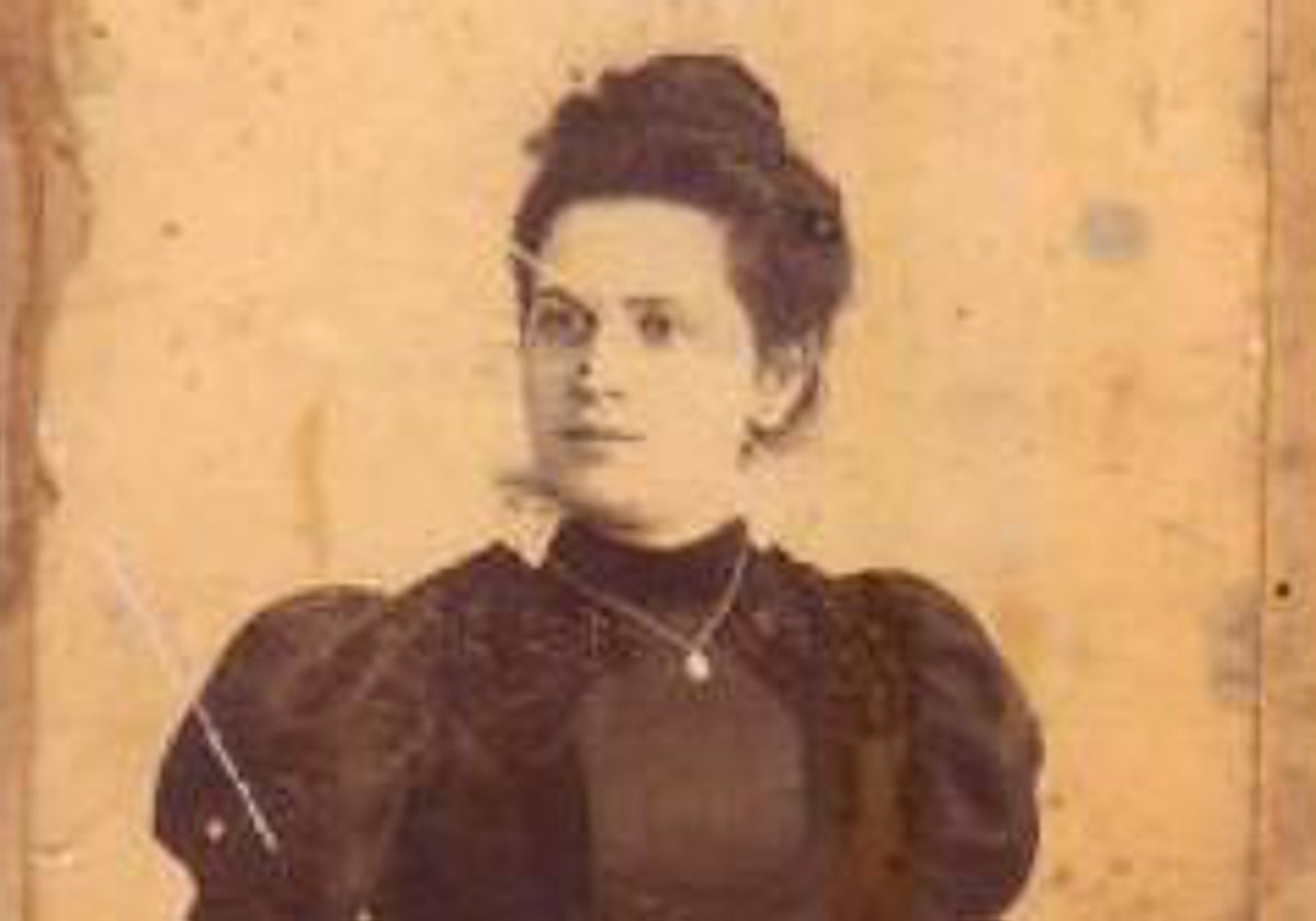 Pura Veronesi en 1901 en Santa Cruz de Tenerife