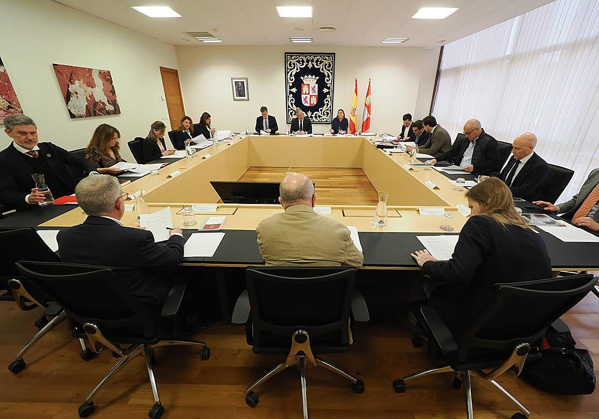 Reunión de la Junta de Portavoces de las Cortes, en una reciente imagen de archivo