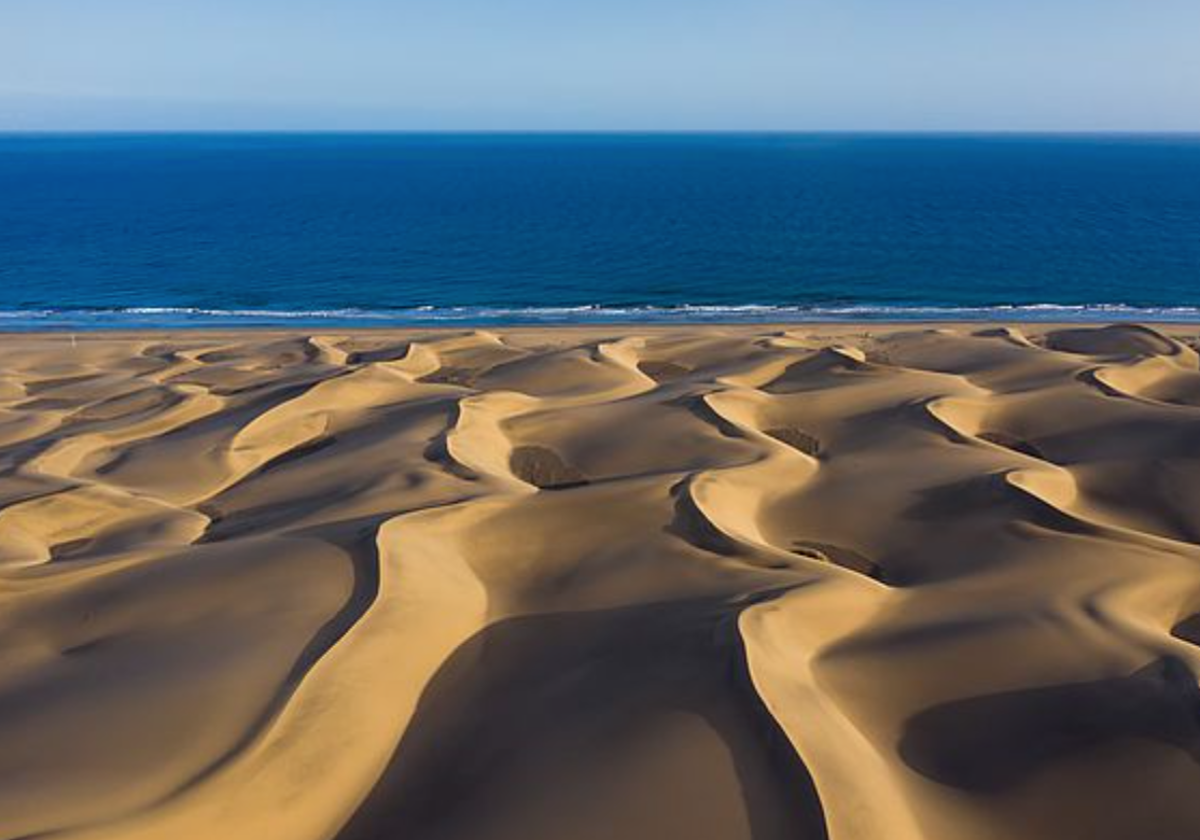 Las Dunas de Maspalomas en foto promocional