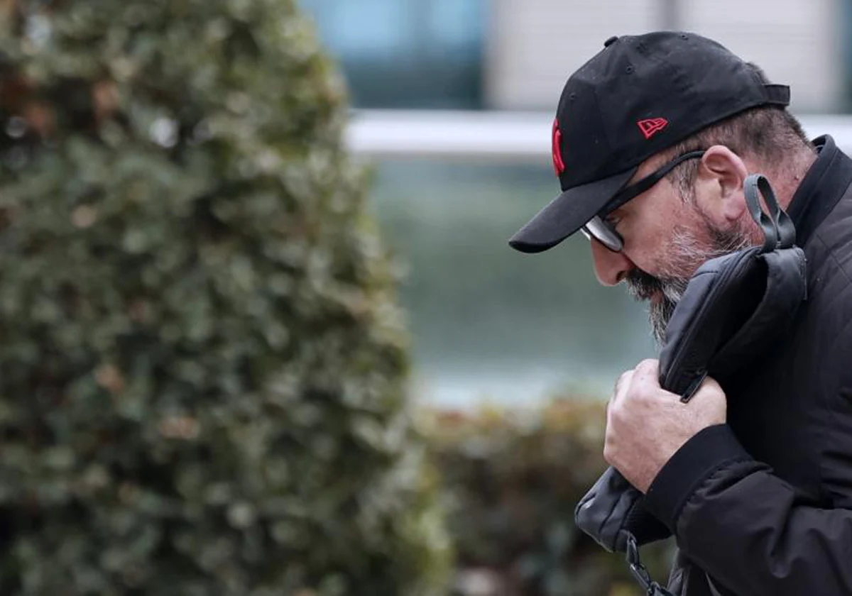 Koldo García a su salida de la Audiencia Nacional