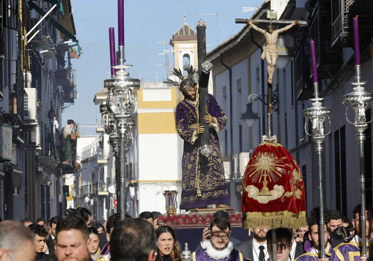 Nuestro Padre Jesús del Calvario, este miércoles, en vía crucis de traslado a la Catedral por los tres siglos de su bendición