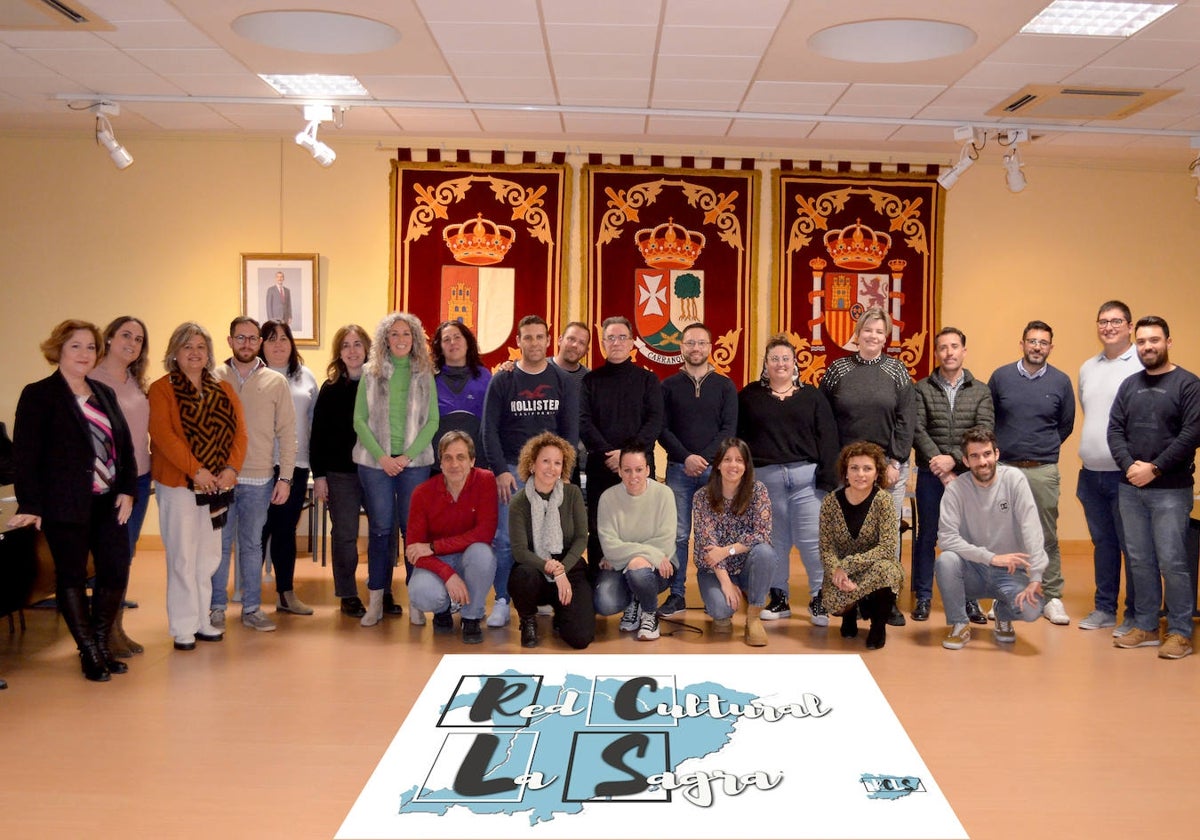 Participantes en la última reunión de la Red Cultural de La Sagra