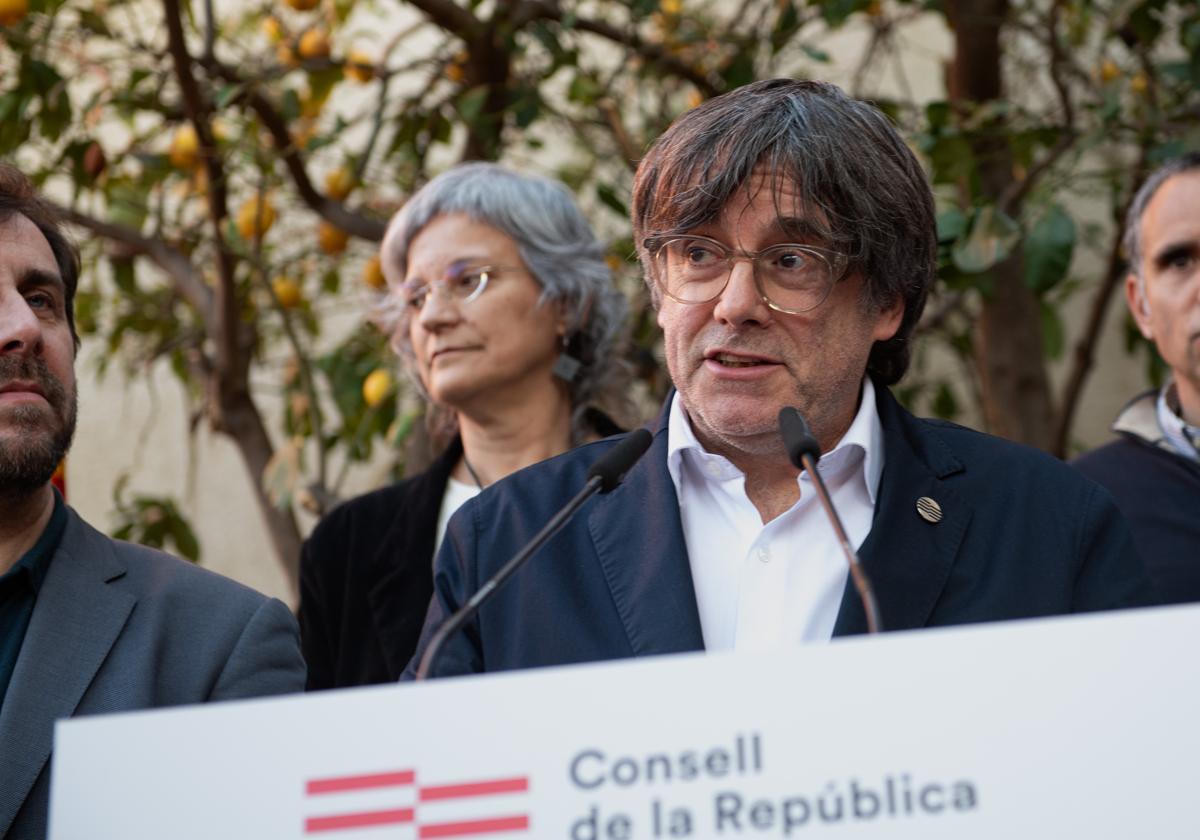 El expresidente de la Generalitat Carles Puigdemont