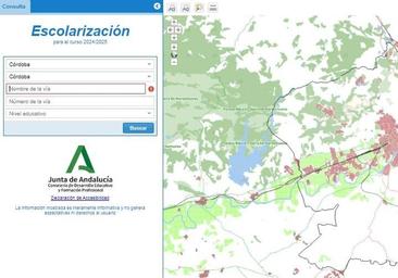 Mapa interactivo de escolarización en Córdoba: aquí puedes consultar el colegio que le corresponderá a tu hijo