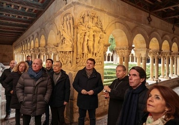 Mañueco, con Aznar de turismo por Burgos