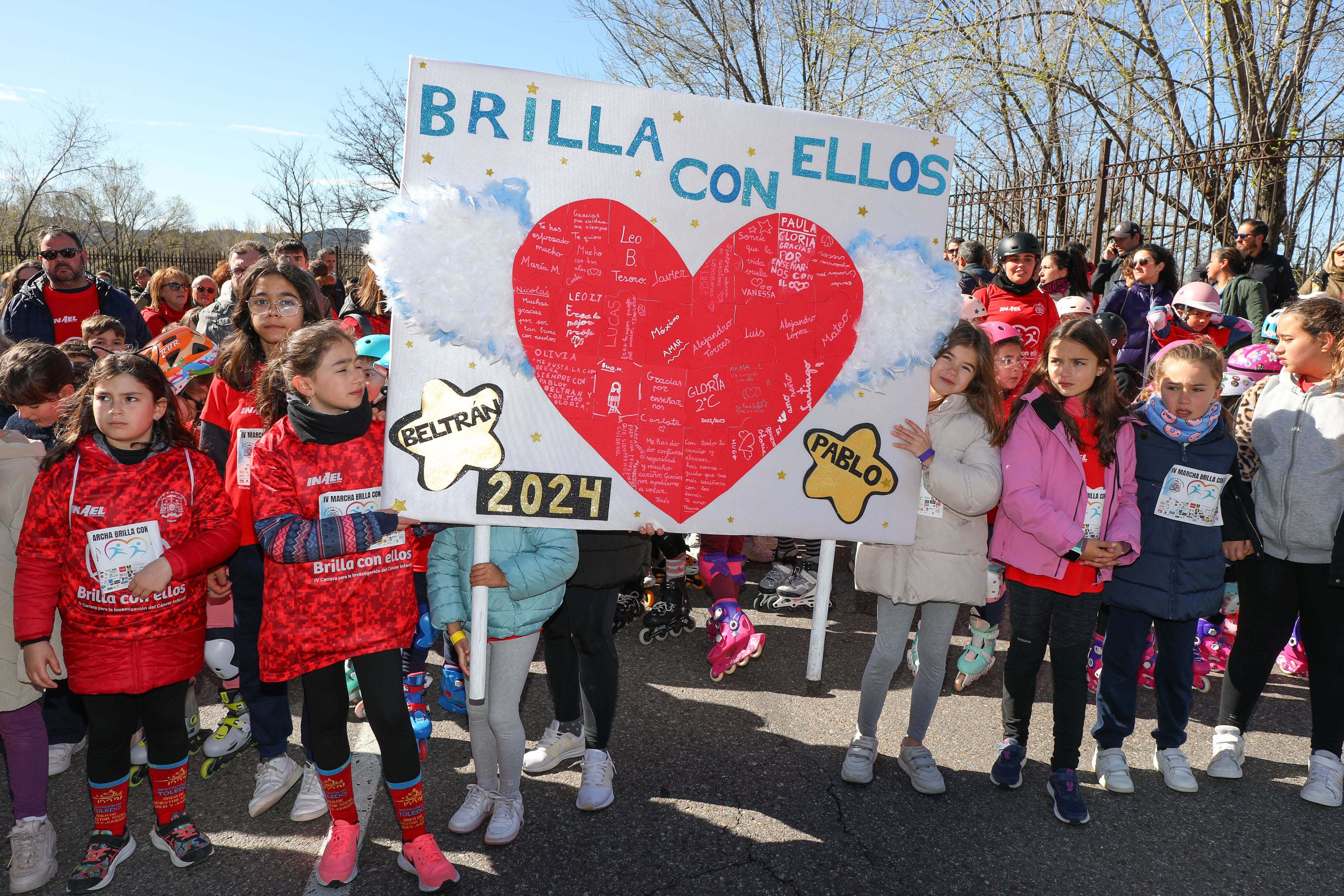Toledo se vuelca con la marcha y la carrera &#039;Brilla con ellos&#039; contra el cáncer infantil