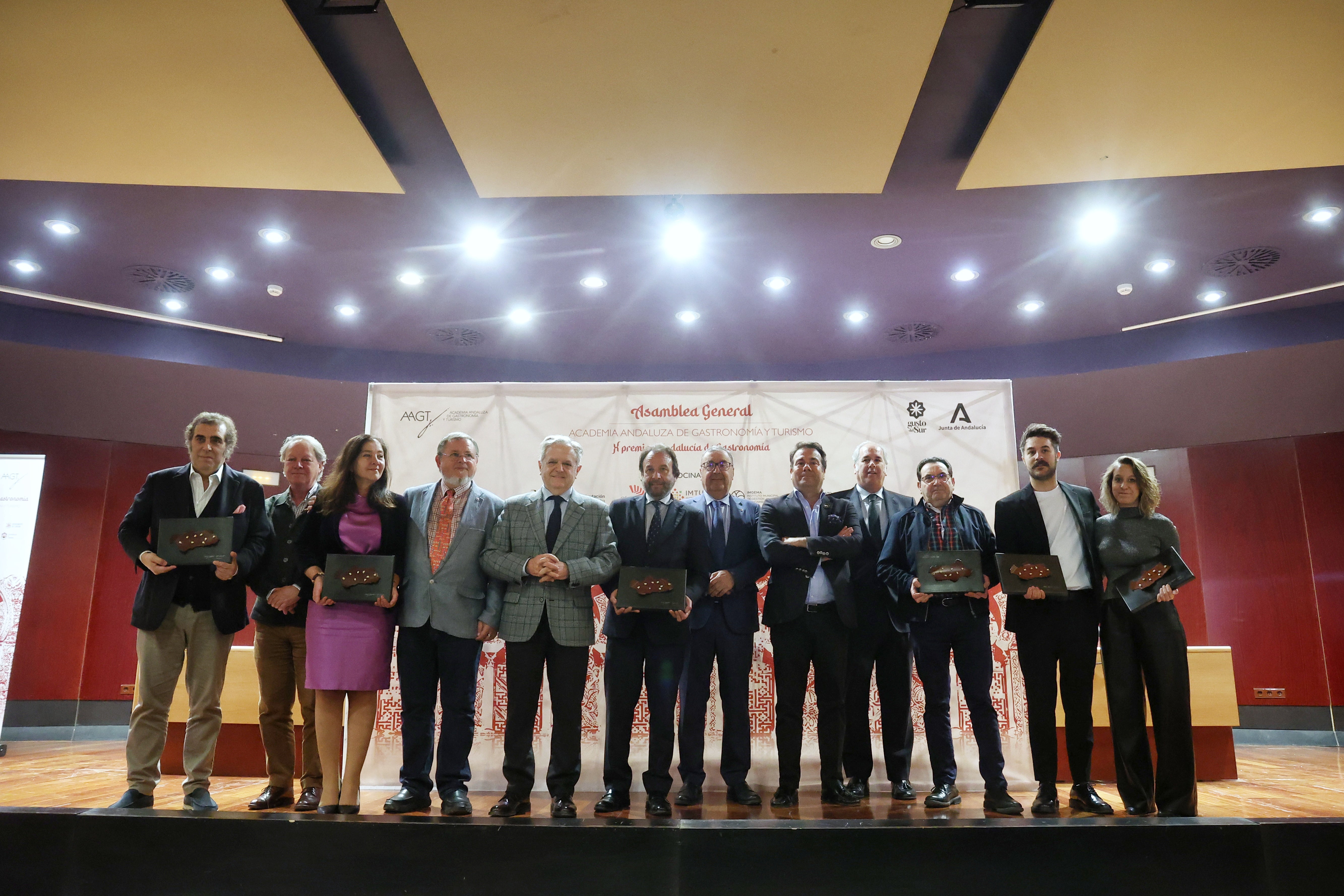 Fotos: la Academia Andaluza de Gastronomía y Turismo entrega los X Premios Andalucía Gastronomía