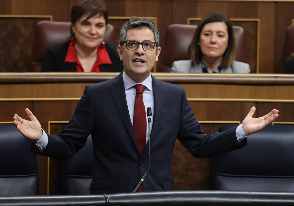 Sigue en directo la intervención de Félix Bolaños en el Senado