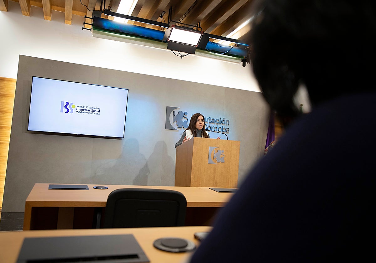 La presidenta del IPBS, Irene Aguilera