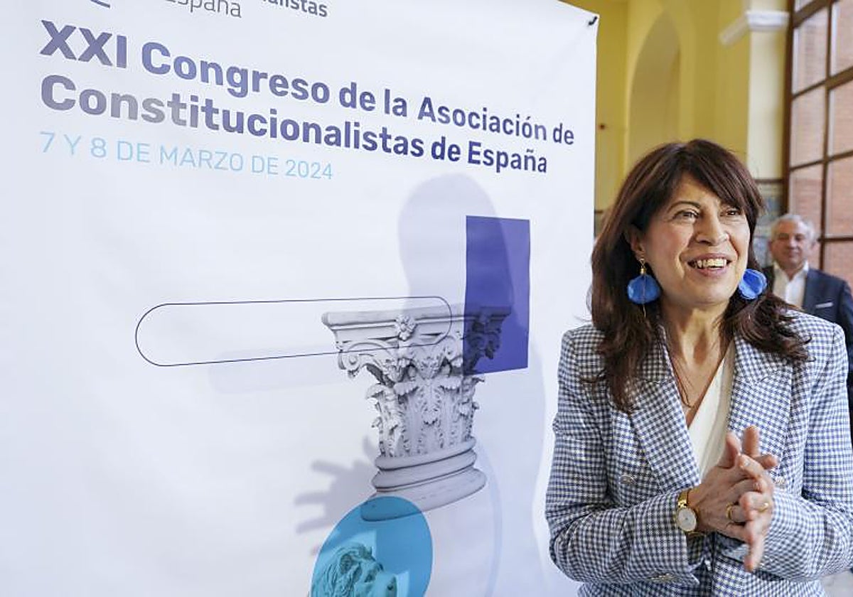 La ministra de Igualdad, este jueves en Valladolid