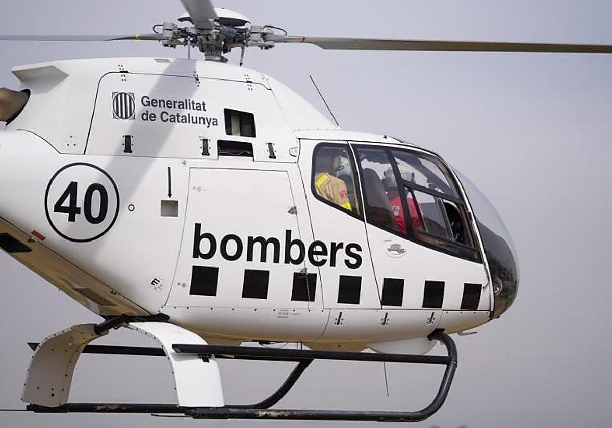 Imagen de archivo de un helicóptero de los Bomberos de la Generalitat