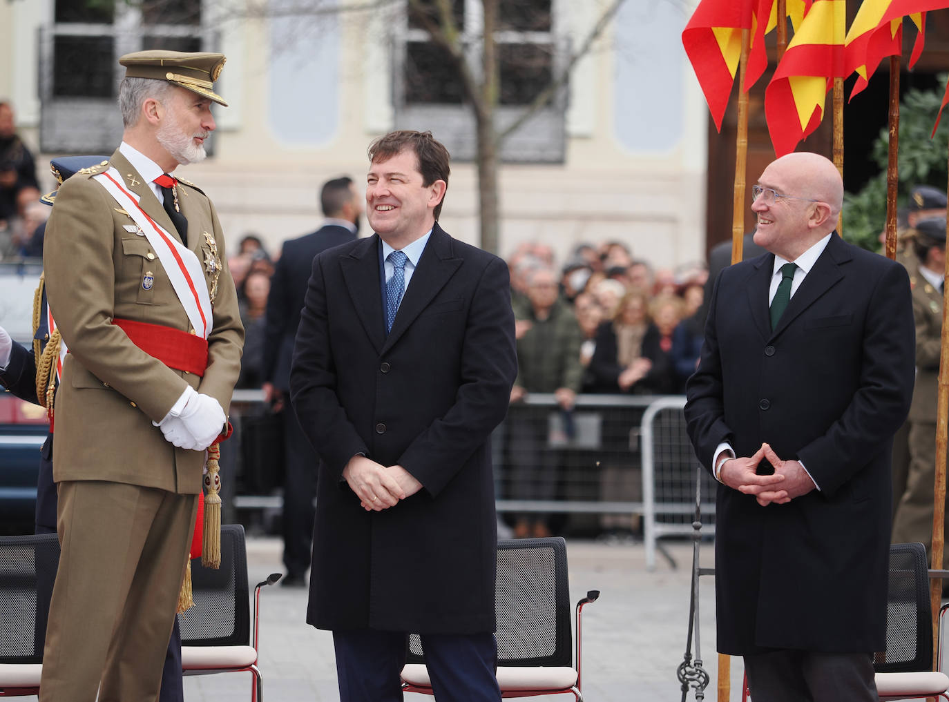 El Rey preside en Valladolid la celebración del 365 aniversario del Regimiento de Farnesio