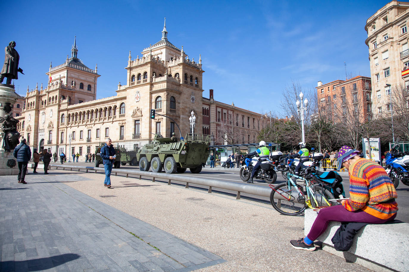 El Rey preside en Valladolid la celebración del 365 aniversario del Regimiento de Farnesio