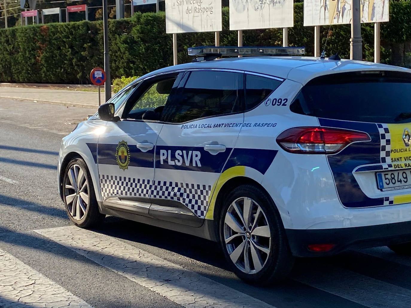 Imagen de archivo de un coche de Policía Local de San Vicente del Raspeig