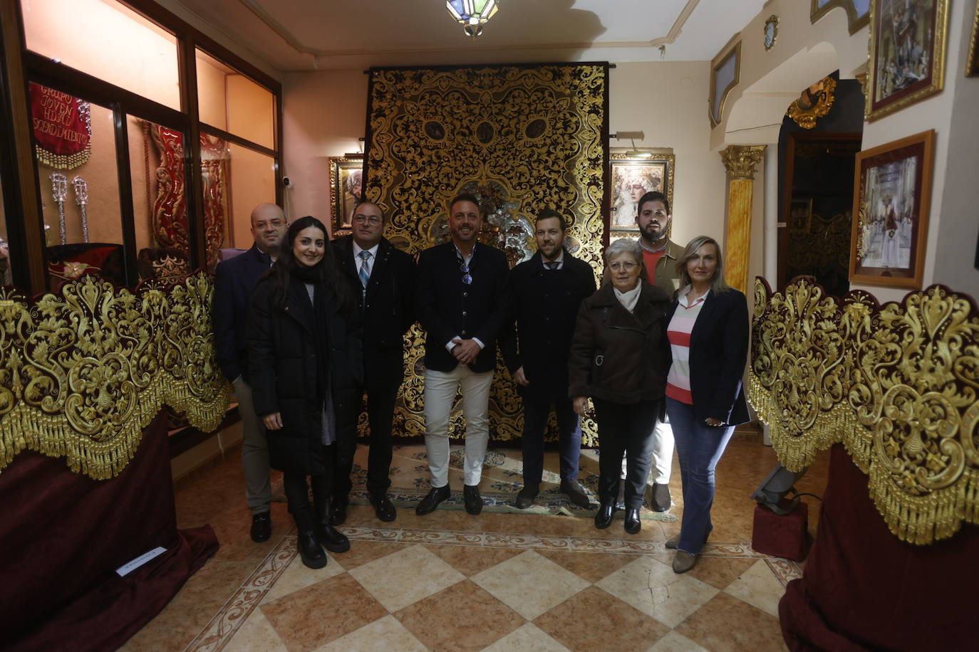 Fotos: los detalles del nuevo palio de la Virgen del Buen Fin de Córdoba