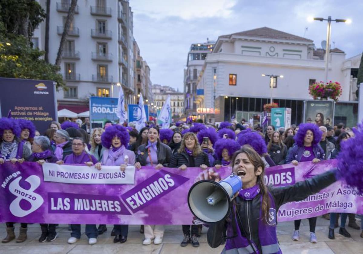 La manifestación de Málaga congregó a 15.000 personas, la más multitudinaria de Andalucía