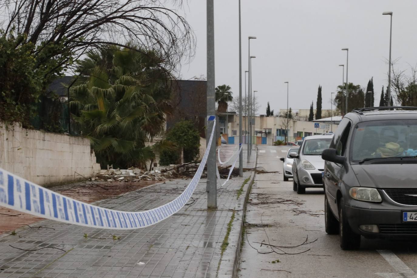 Fotos: los estragos de la lluvia y el viento en Córdoba