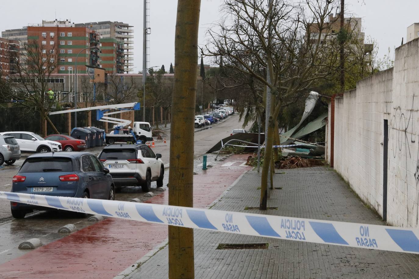 Fotos: los estragos de la lluvia y el viento en Córdoba