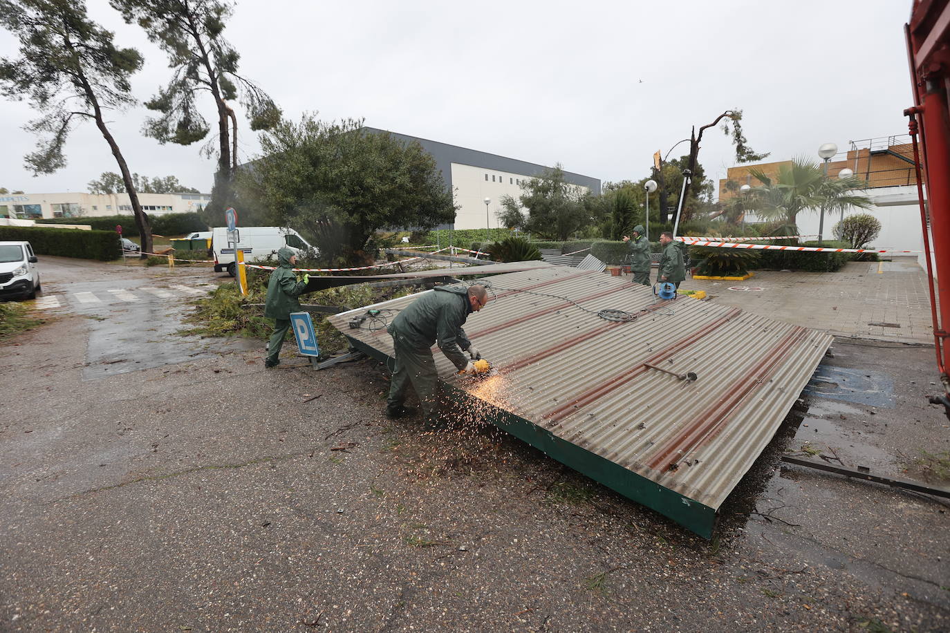 Fotos: los estragos de la lluvia y el viento en Córdoba