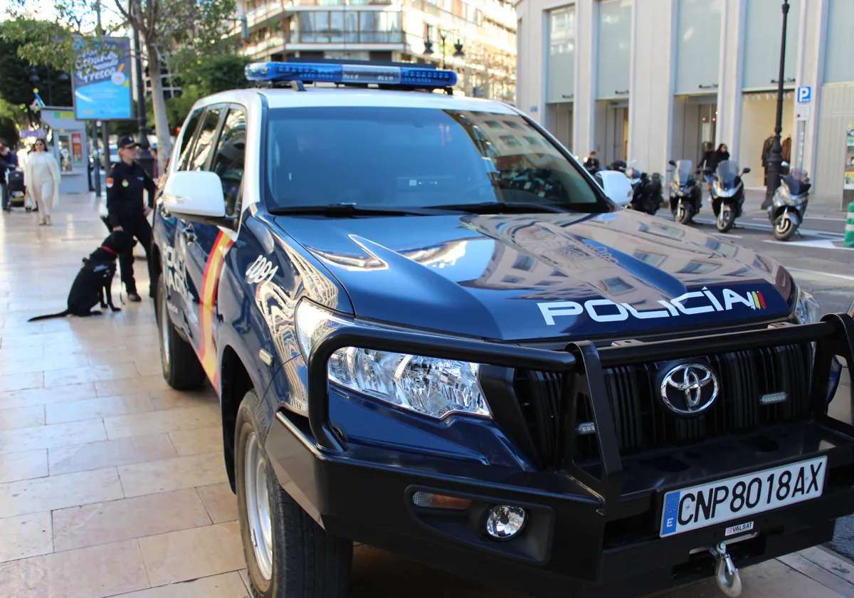 Imagen de archivo de un coche patrulla de la Policía Nacional