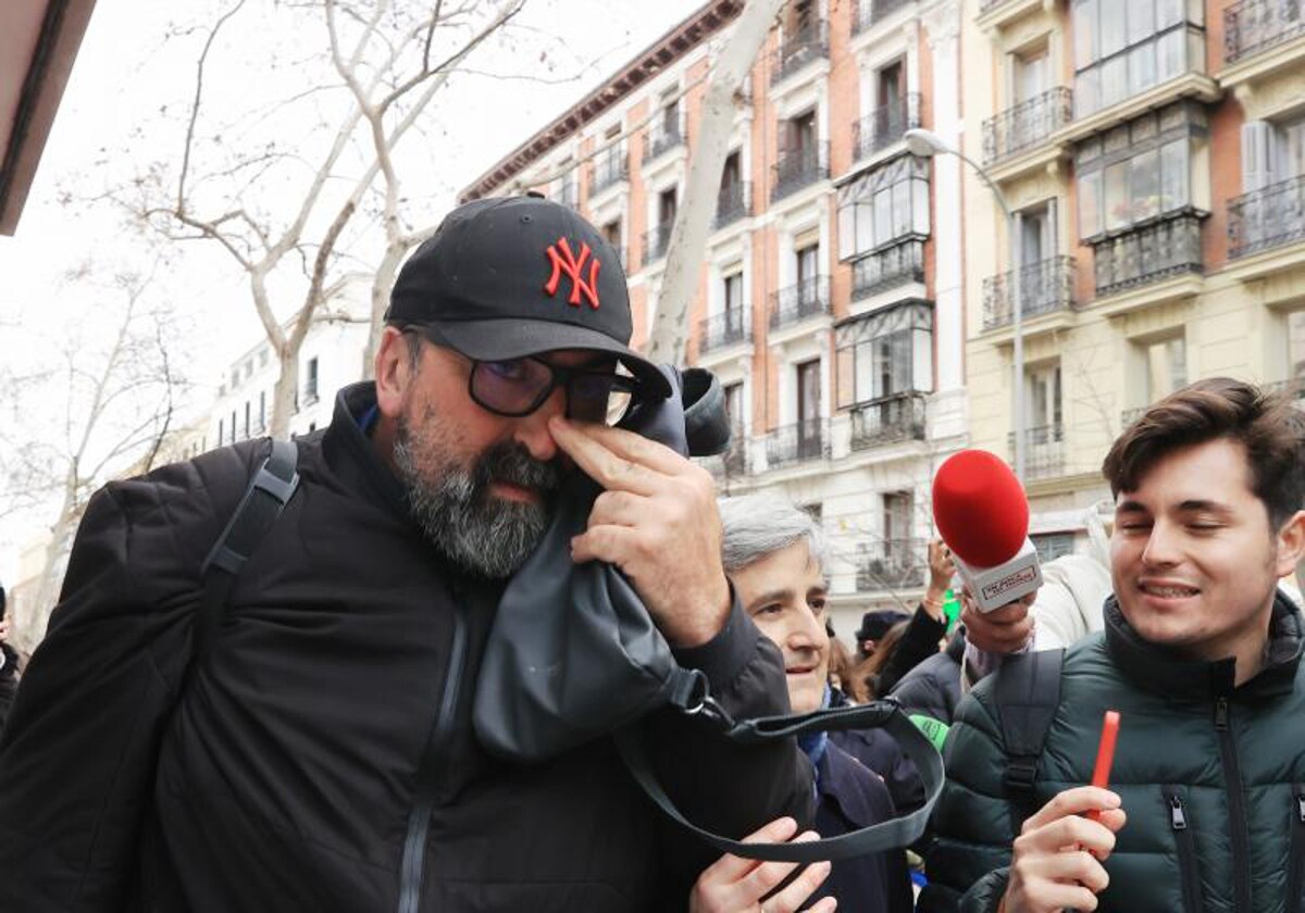 Koldo García, a la salida de la Audiencia Nacional