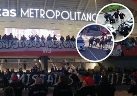 Zona Metropolitano, el nuevo campo de guerra de los ultras del fútbol: «Es un coladero»