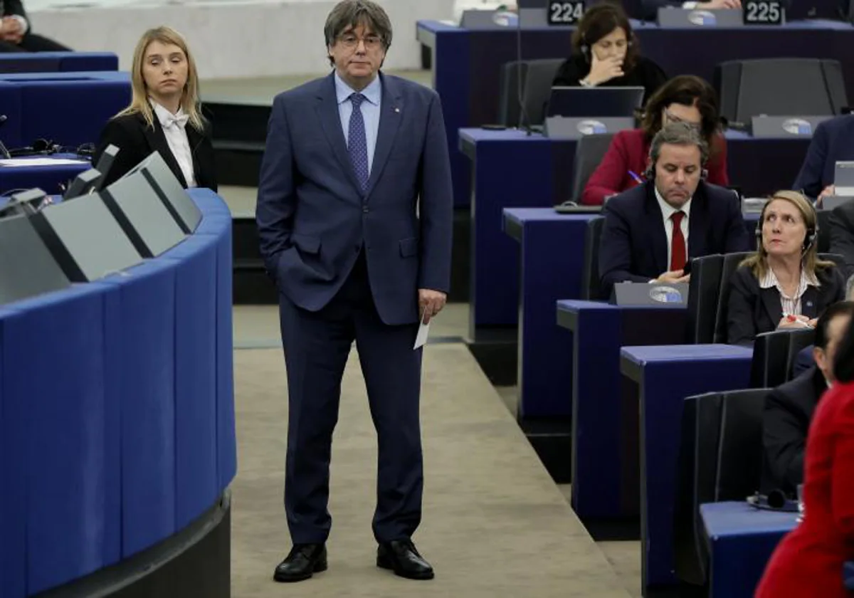 Puigdemont, en el Parlamento europeo