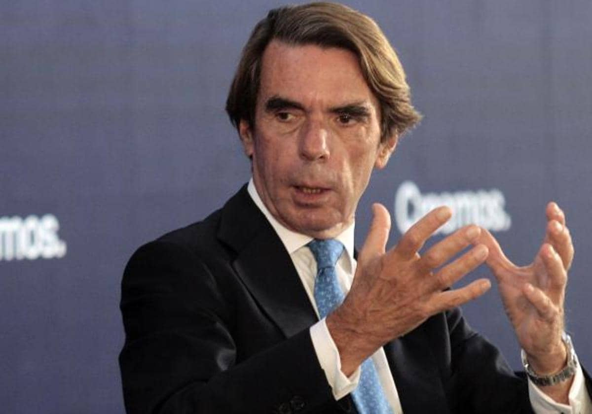 El expresidente del Gobierno José María Aznar