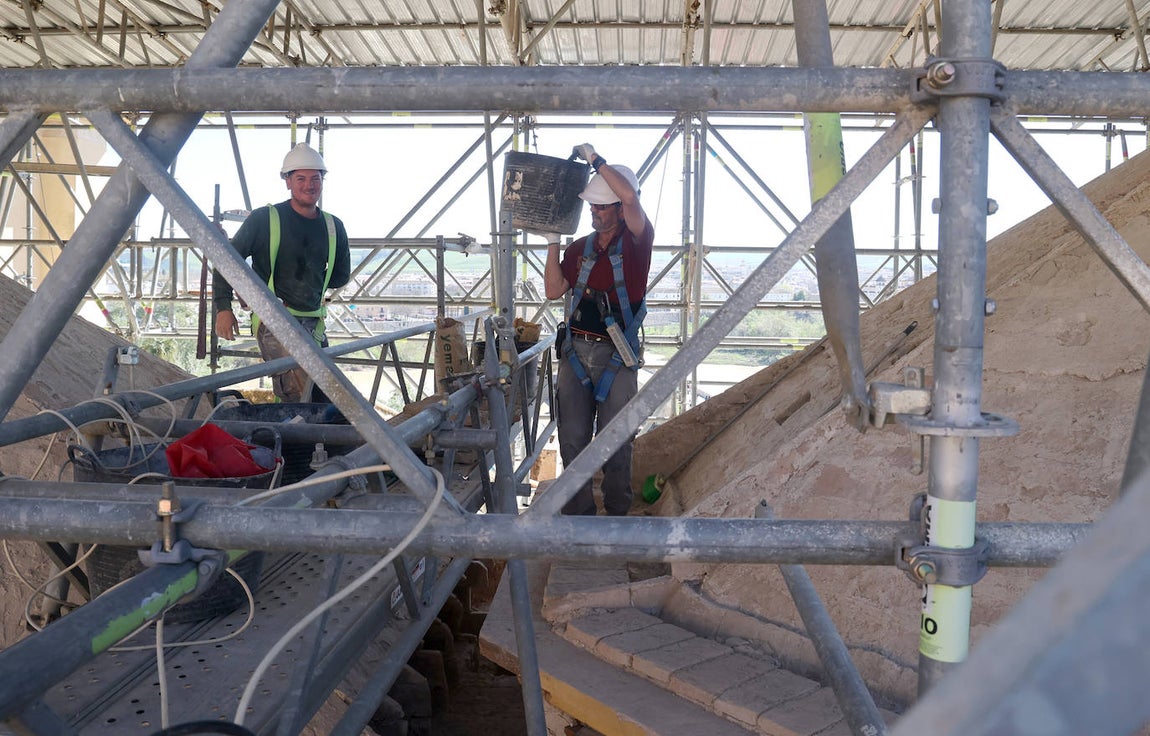 Fotos: la restauración de las cúpulas de la maqsura de la Mezquita-Catedral de Córdoba
